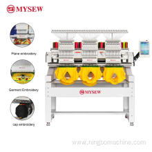 3 head computer embroidery machine